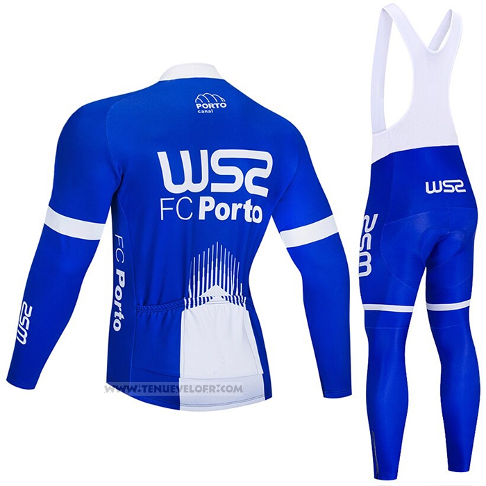 2021 Maillot Cyclisme W52-FC Porto Bleu Manches Longues et Cuissard